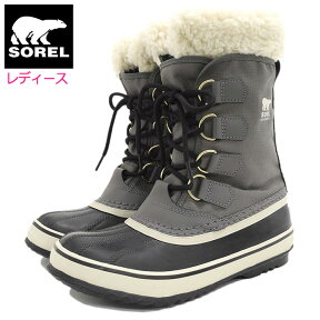 ソレル SOREL ブーツ レディース 女性用 ウィンターカーニバル Pewter/Black ウィメンズ(Sorel WINTER CARNIVAL WOMENS 防水 Boot Boots スノー・ブーツ ウィンター・ブーツ 靴・ブーツ soreru Ladys ウーマンズ グレー 灰色 NL1495-035)