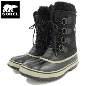 ソレル SOREL ブーツ メンズ 男性用 1964 パック ナイロン Black/Tusk(Sorel 1964 PAC NYLON 防水 Boot Boots スノー・ブーツ ウィンター・ブーツ 靴・ブーツ soreru MENS ブラック 黒 NM1440-011) ice filed icefield