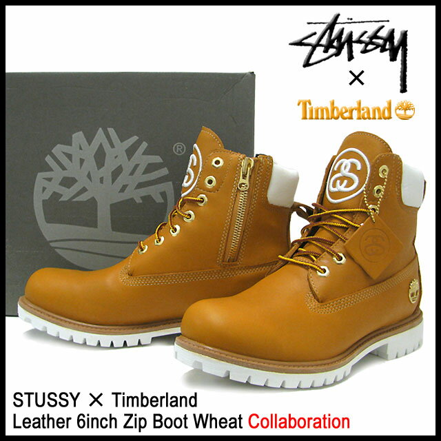 楽天市場】ステューシー STUSSY×Timberland レザー 6インチ ジップ