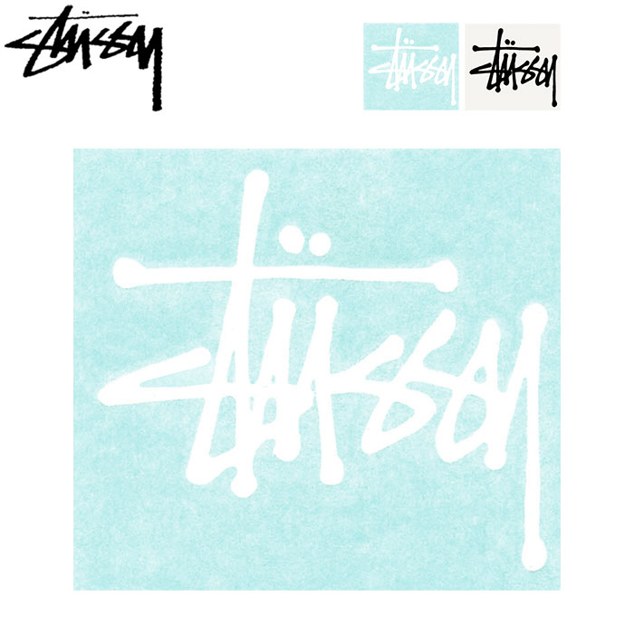 ステューシー STUSSY ステッカー Regular Stock ( stussy sticker シール メンズ・男性用 137002 USAモデル 正規 品 ストゥーシー スチューシー 小物 )[M便 1/1] ice field icefield