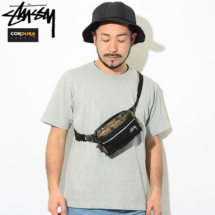 ステューシー STUSSY ウエストバッグ Digi Camo ( stussy waist bag カモ 迷彩 ウエストポーチ ヒップバッグ ボディバッグ メンズ レディース ユニセックス 男女兼用 134203 USAモデル 正規 品 ストゥーシー スチューシー 小物 ) ice field icefield