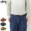 ステューシー STUSSY ベルト メンズ Woven Taped Web ( stussy belt メンズ 男性用 135161 USAモデル 正規 品 ストゥーシー スチューシー ) ice field icefield