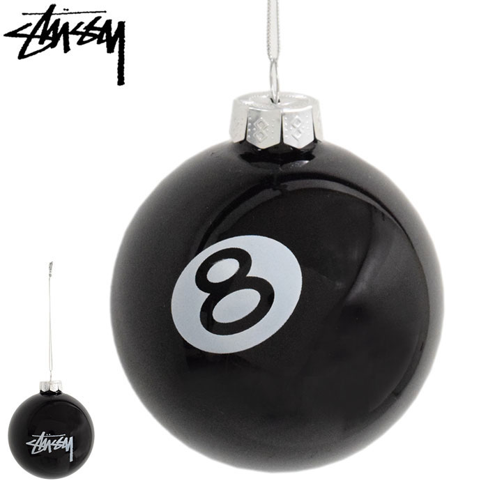 ステューシー STUSSY オーナメント 8 Ball ( stussy ornament 装飾 飾り メンズ・男性用 138726 USAモデル 正規 品 ストゥーシー スチューシー ) ice field icefield