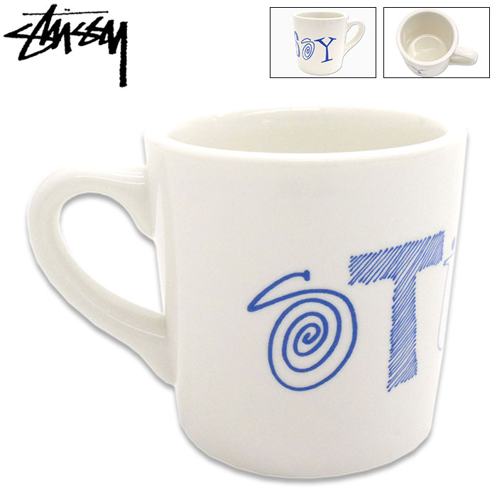 ステューシー STUSSY マグカップ Ransom ( stussy mug マグ コップ 138753 USAモデル 正規 品 ストゥーシー スチューシー 小物 ) ice field icefield