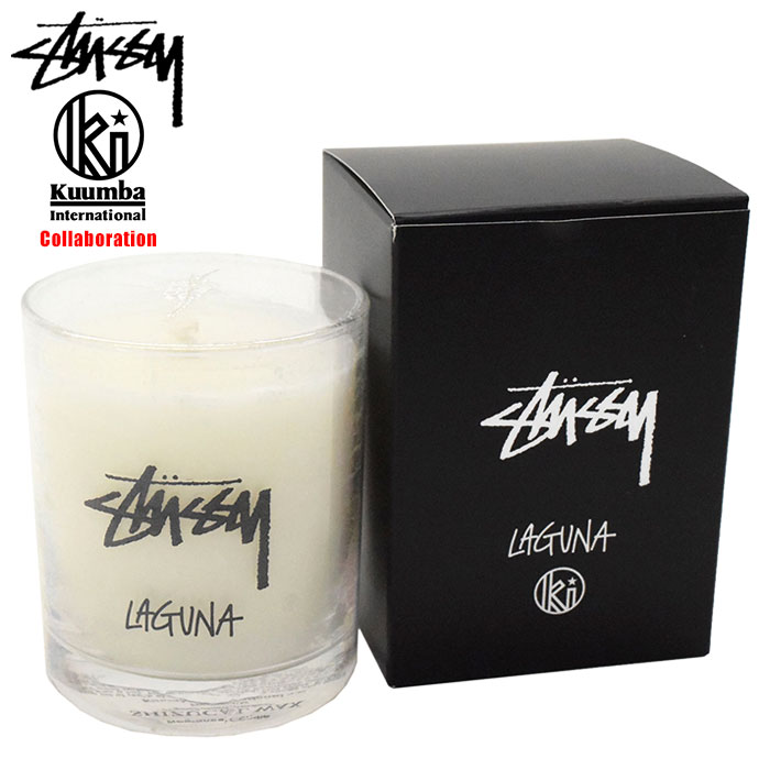 ステューシー STUSSY キャンドル Kuumba International Scented Candle コラボ ( stussy クンバ インターナショナル ロウソク ローソク 138792 USAモデル 正規 品 ストゥーシー スチューシー 小物 ) ice field icefield