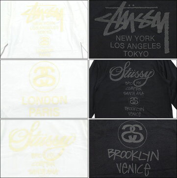 ステューシー STUSSY Tシャツ 長袖 レディース WOMEN World Tour 限定 ( stussy tee トップス ロンティー ロンt ガールズ ウーマンズ 女性用 ワールドツアー ビッグシルエット オーバーサイズ 2992585 USAモデル 正規 品 ストゥーシー スチューシー )