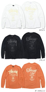 ステューシー STUSSY Tシャツ 長袖 レディース WOMEN World Tour 限定 ( stussy tee トップス ロンティー ロンt ガールズ ウーマンズ 女性用 ワールドツアー ビッグシルエット オーバーサイズ 2992585 USAモデル 正規 品 ストゥーシー スチューシー )