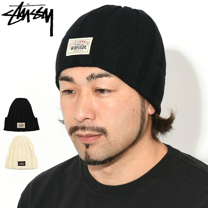 ステューシー STUSSY ニット帽 Workwear Cuff ( stussy beanie ビーニー 帽子 ニットキャップ メンズ・男性用 1321147 USAモデル 正規 品 ストゥーシー スチューシー )[M便 1/1] ice field icefield