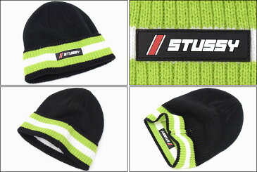 ステューシー STUSSY ニット帽 Striped Cuff ( stussy beanie ビーニー 帽子 ニットキャップ メンズ・男性用 132938 USAモデル 正規 品 ストゥーシー スチューシー )[M便 1/1] ice field icefield