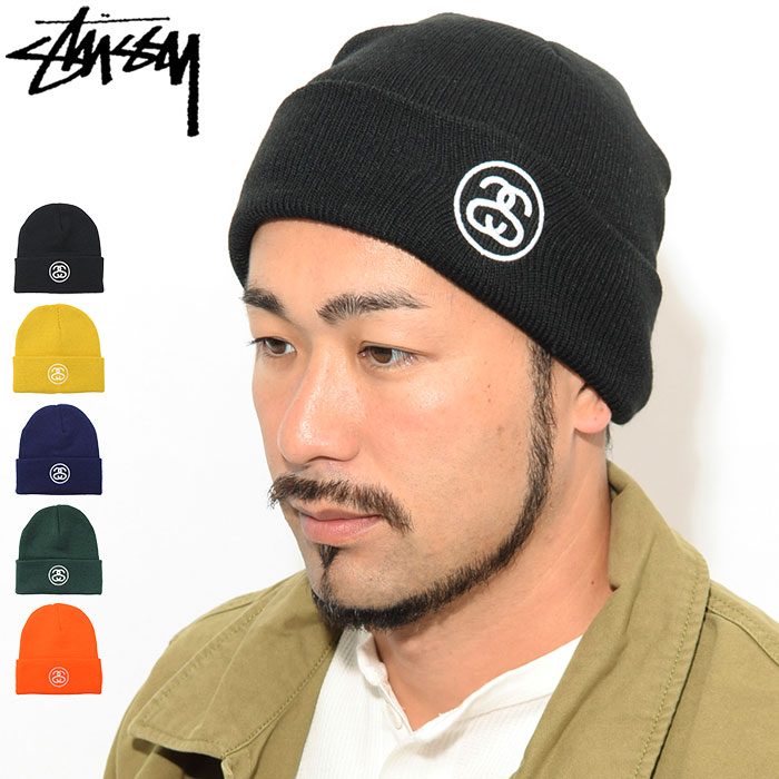 ステューシー STUSSY ニット帽 SS Link Cuff ( stussy beanie ビーニー 帽子 ニットキャップ メンズ・男性用 132954 132937 USAモデル 正規 品 ストゥーシー スチューシー )[M便 1/1] ice field icefield