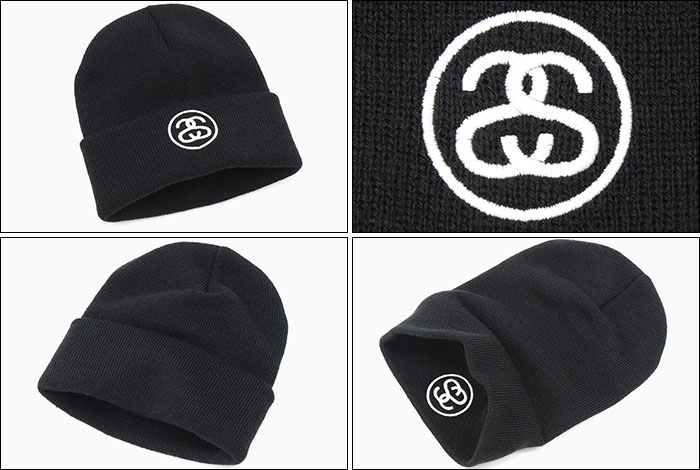 ステューシー STUSSY ニット帽 SS Link Cuff ( stussy beanie ビーニー 帽子 ニットキャップ メンズ・男性用 132954 132937 USAモデル 正規 品 ストゥーシー スチューシー )[M便 1/1] ice field icefield