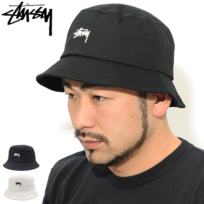 ステューシー STUSSY バケット ハット Stock Bucket Hat 帽子 ( stussyhat メンズ・男性用 1321023 1321015 USAモデル 正規 品 ストゥーシー スチューシー )[M便 1/1] ice field icefield