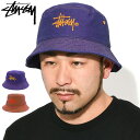 ステューシー STUSSY バケット ハット Copyright Bucket Hat 帽子 ( stussyhat メンズ・男性用 1321194 USAモデル 正規 品 ストゥーシー スチューシー )[M便 1/1] ice field icefield