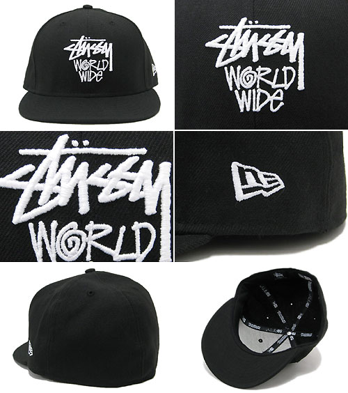 楽天市場】ステューシー STUSSY×NEW ERA Stock Worldwide Fitted ...