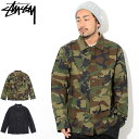 ステューシー 服 メンズ ステューシー STUSSY ジャケット メンズ Military Shirt ( stussy JKT ミリタリー シャツジャケット JACKET JAKET アウター ジャンパー・ブルゾン メンズ 男性用 1110010 USAモデル 正規 品 ストゥーシー スチューシー ) ice field icefield