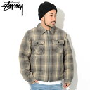 ステューシー ジャケット メンズ ステューシー STUSSY ジャケット メンズ Heavy Brushed Plaid Zip Up Shirt ( stussy JKT チェック フルジップ シャツジャケット JACKET JAKET アウター ジャンパー・ブルゾン メンズ・男性用 1110084 USAモデル 正規 品 ストゥーシー スチューシー ) ice field icefield