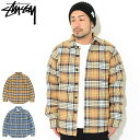 ステューシー ブルゾン メンズ ステューシー STUSSY ジャケット メンズ Quilted Lined Plaid Shirt ( stussy JKT シャツジャケット チェック JACKET JAKET アウター ジャンパー・ブルゾン メンズ・男性用 1110190 USAモデル 正規 品 ストゥーシー スチューシー ) ice field icefield