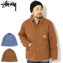 ステューシー ブルゾン メンズ ステューシー STUSSY ジャケット メンズ Quilted Chore ( stussy JKT JACKET JAKET アウター ジャンパー・ブルゾン メンズ・男性用 115475 USAモデル 正規 品 ストゥーシー スチューシー ) ice field icefield