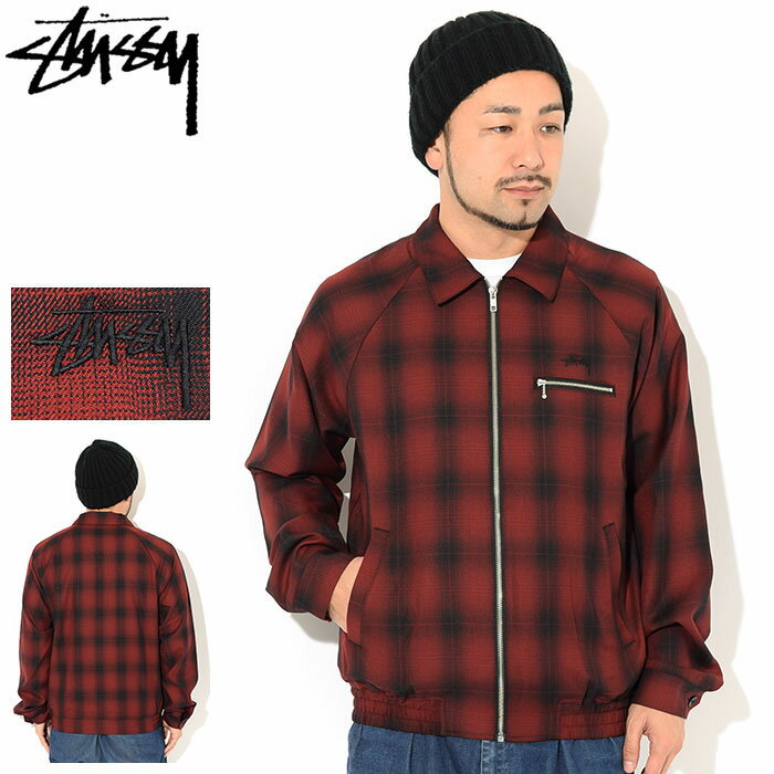 ステューシー STUSSY ジャケット メンズ Shadow Plaid Bryan ( stussy JKT ブライアンジャケット JACKET JAKET アウター ジャンパー・ブルゾン メンズ・男性用 115538 USAモデル 正規 品 ストゥーシー スチューシー ) ice field icefield