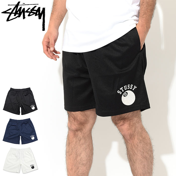 ステューシー STUSSY ハーフパンツ メンズ 8 Ball Mesh ( stussy short pant ショーツ ショートパンツ ハーパン ボトムス メンズ 男性用 112268 USAモデル 正規 品 ストゥーシー スチューシー ) ice field icefield