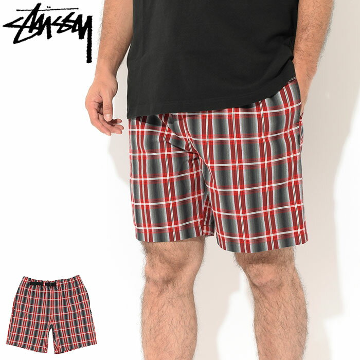 ステューシー STUSSY ハーフパンツ メンズ Nepal Plaid Mountain ( stussy short pant ショーツ ショートパンツ ハーパン ボトムス メンズ 男性用 112270 USAモデル 正規 品 ストゥーシー スチューシー ) ice field icefield