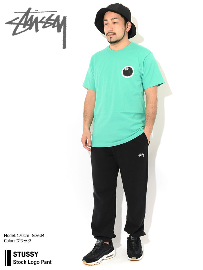 ステューシー STUSSY パンツ メンズ Stock Logo ( stussy Sweat Pant スウェットパンツ スエットパンツ ボトムス メンズ・男性用 116481 USAモデル 正規 品 ストゥーシー スチューシー ) ice field icefield