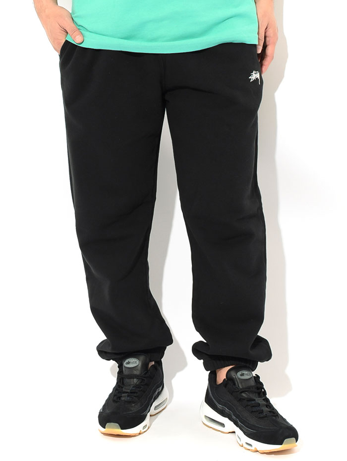 ステューシー STUSSY パンツ メンズ Stock Logo ( stussy Sweat Pant スウェットパンツ スエットパンツ ボトムス メンズ・男性用 116481 USAモデル 正規 品 ストゥーシー スチューシー ) ice field icefield
