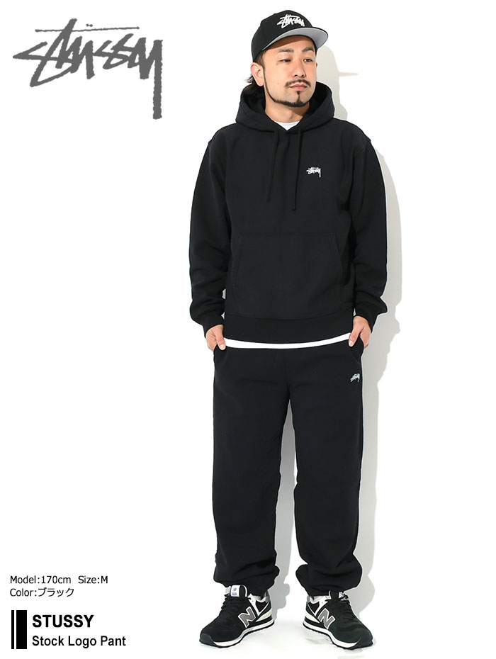 ステューシー STUSSY パンツ メンズ 22SP Stock Logo ( stussy Sweat Pant スウェットパンツ スエットパンツ ボトムス メンズ・男性用 116550 USAモデル 正規 品 ストゥーシー スチューシー ) ice field icefield