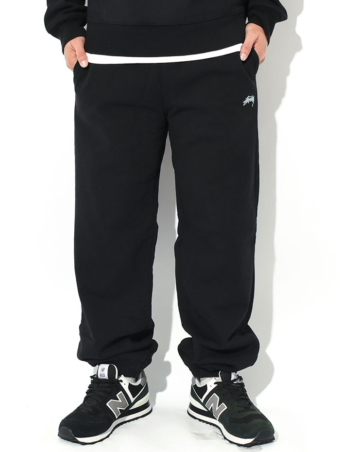 ステューシー STUSSY パンツ メンズ 22SP Stock Logo ( stussy Sweat Pant スウェットパンツ スエットパンツ ボトムス メンズ・男性用 116550 USAモデル 正規 品 ストゥーシー スチューシー ) ice field icefield