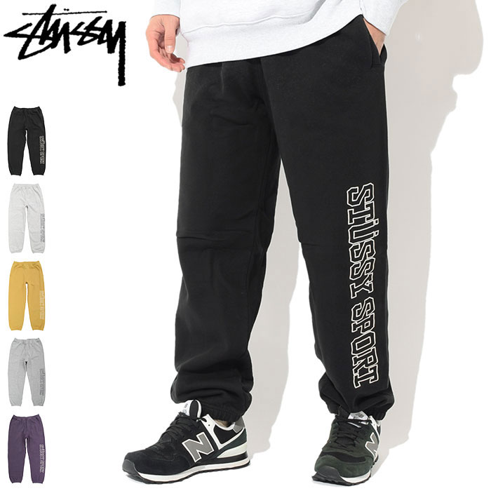 ステューシー STUSSY パンツ メンズ Stussy Sport Applique ( stussy Sweat Pant スウェットパンツ スエットパンツ ボトムス メンズ 男性用 116551 USAモデル 正規 品 ストゥーシー スチューシー ) ice field icefield