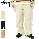 ステューシー STUSSY パンツ メンズ Washed Canvas Big OL ( stussy jean denim pant デニムパンツ ジーンズ ジーパン Gパン ビッグ ボトムス メンズ 男性用 116618 USAモデル 正規 品 ストゥーシー スチューシー ) ice field icefield