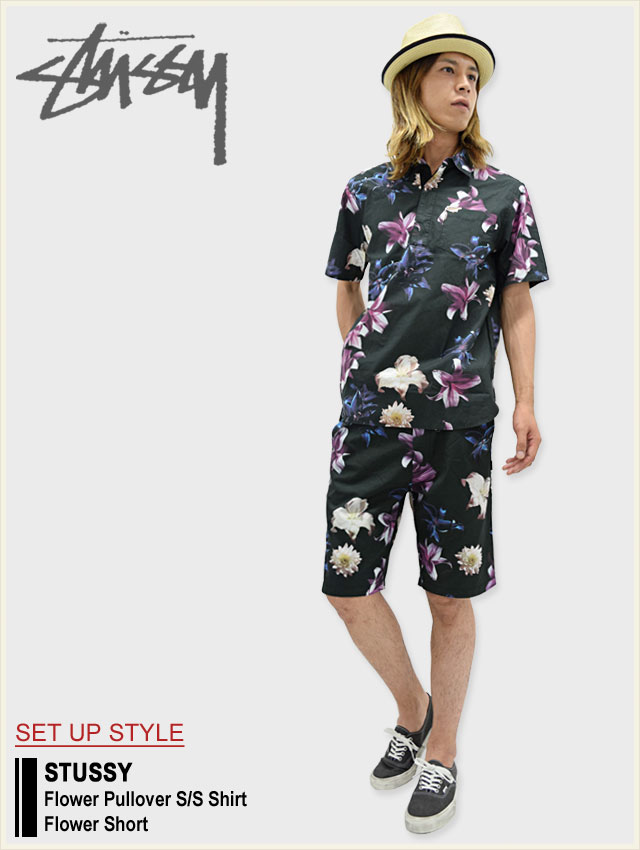 楽天市場】ステューシー STUSSY ハーフパンツ メンズ Flower(stussy