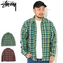 Xe[V[ STUSSY Vc  Y Classic Zip Up Plaid ( stussy shirt WbvAbv JWAVc gbvX YEjp 1110160 USAf K i XgD[V[ X`[V[ ) ice field icefield