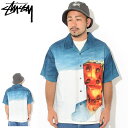 ステューシー STUSSY シャツ 半袖 メンズ Dice Painting ( stussy shirt オープンカラーシャツ カジュアルシャツ トップス メンズ 男性用 1110170 USAモデル 正規 品 ストゥーシー スチューシー ) ice field icefield