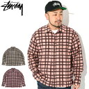 ステューシー STUSSY シャツ 長袖 メンズ Sonoma Plaid ( stussy shirt カジュアルシャツ トップス メンズ 男性用 1110319 USAモデル 正規 品 ストゥーシー スチューシー ) ice field icefield