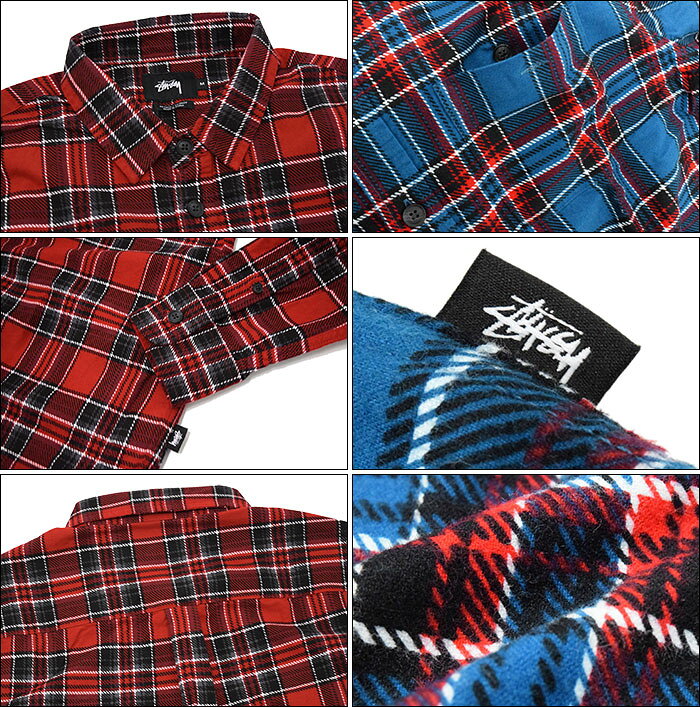 楽天市場】ステューシー STUSSY シャツ 長袖 メンズ Double Brush