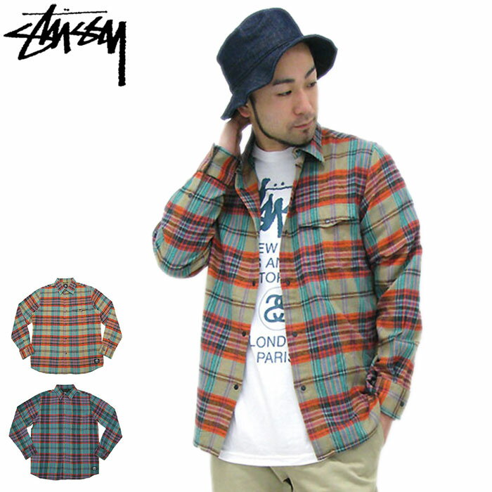 ステューシー STUSSY Beaming Plaid シャ