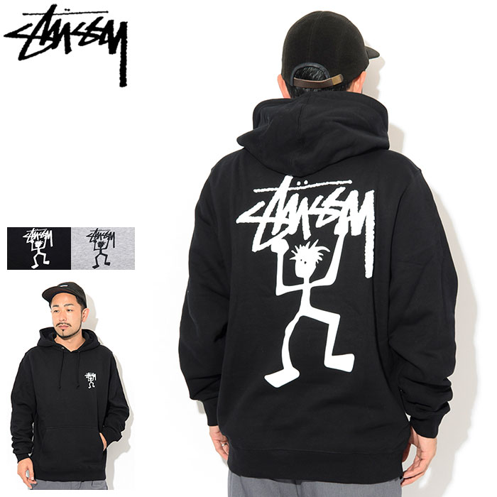 ステューシー STUSSY プルオーバー パーカー メンズ Warrior Man ( stussy hooded sweat フード フーディ スウェット Pull Over Hoody Parker トップス メンズ・男性用 1924435 USAモデル 正規 品 ストゥーシー スチューシー ) ice filed icefield