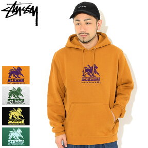 ステューシー STUSSY パーカー プルオーバー メンズ Stussy Lion Applique ( stussy Pullover Hoodie フード フーディ スウェット Pull Over Hoody Parker トップス メンズ 男性用 118404 USAモデル 正規 品 ストゥーシー スチューシー )