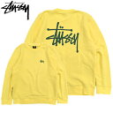 ステューシー STUSSY トレーナー メンズ 17SP Basic Stussy ( stussy sweat スウェット スエット トレナー トレイナー トップス ベーシック メンズ・男性用 1914003 USAモデル 正規 品 ストゥーシー スチューシー ) ice field icefield