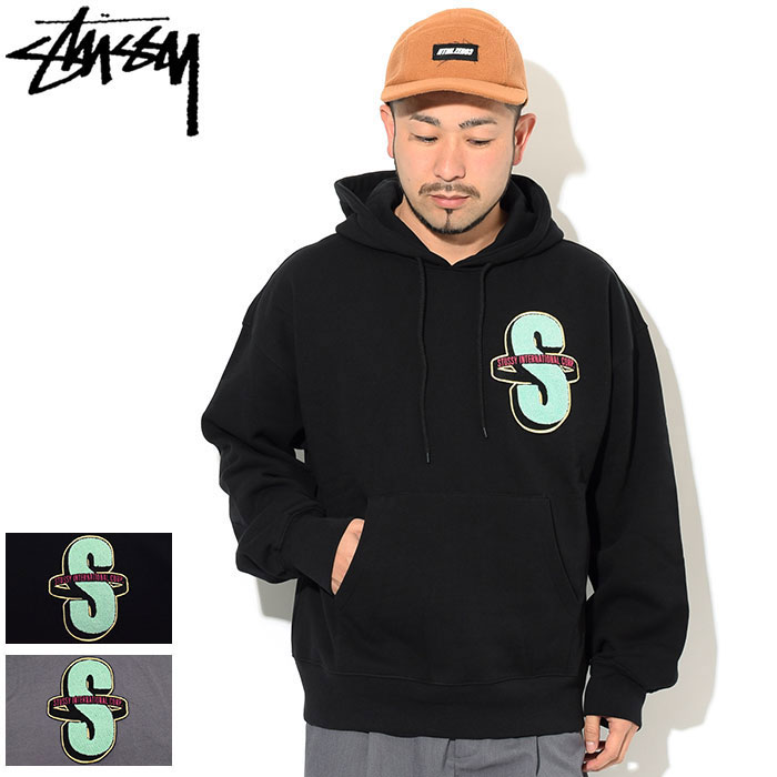 ステューシー STUSSY パーカー プルオーバー メンズ & レディース S Applique Fleece ( stussy Pullover Hoodie フード フーディ スウェット Pull Over Hoody Parker トップス ユニセックス 男女兼用 218097 USAモデル 正規 品 ストゥーシー スチューシー )のサムネイル