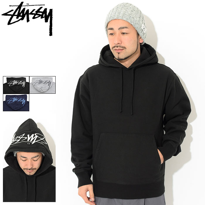 ステューシー STUSSY パーカー プルオーバー メンズ Back Hood Applique ( stussy Pullover Hoodie フード フーディ スウェット Pull Over Hoody Parker トップス メンズ 男性用 118472 118455 USAモデル 正規 品 ストゥーシー スチューシー ) ice field icefield