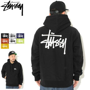 ステューシー STUSSY パーカー プルオーバー メンズ & レディース Basic Stussy ( stussy hooded sweat フード フーディ トップス Pull Over Hoody Parker ベーシック メンズ・男性用 1924762 1924649 USAモデル 正規 品 ストゥーシー スチューシー )