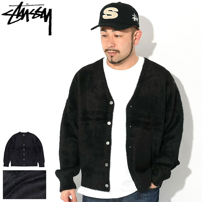 ステューシー STUSSY カーディガン Shaggy ( stussy cardigan シャギー フリース Fleece トップス メンズ・男性用 117094 USAモデル 正規 品 ストゥーシー スチューシー ) ice field icefield