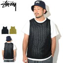 ステューシー STUSSY タンクトップ メンズ Odyed Mesh ( stussy tank top タンク トップ トップス メンズ・男性用 117126 USAモデル 正規 品 ストゥーシー スチューシー) ice field icefield