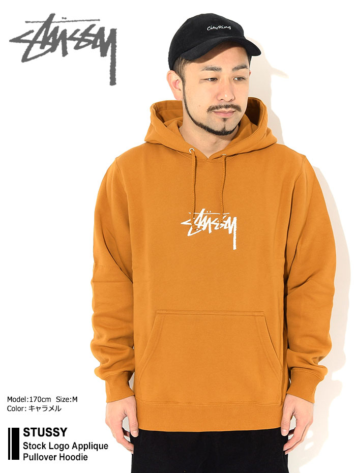 ステューシー STUSSY プルオーバー パーカー メンズ Stock Logo Applique ( stussy Pullover Hoodie フード フーディ スウェット Pull Over Hoody Parker トップス メンズ 男性用 118391 USAモデル 正規 品 ストゥーシー スチューシー ) ice field icefield