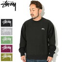 ステューシー STUSSY トレーナー メンズ 23HO Stock Logo ( stussy crew sweat スウェット スエット トレナー トレイナー トップス メンズ 男性用 118531 USAモデル 正規 品 ストゥーシー スチューシー ) ice field icefield