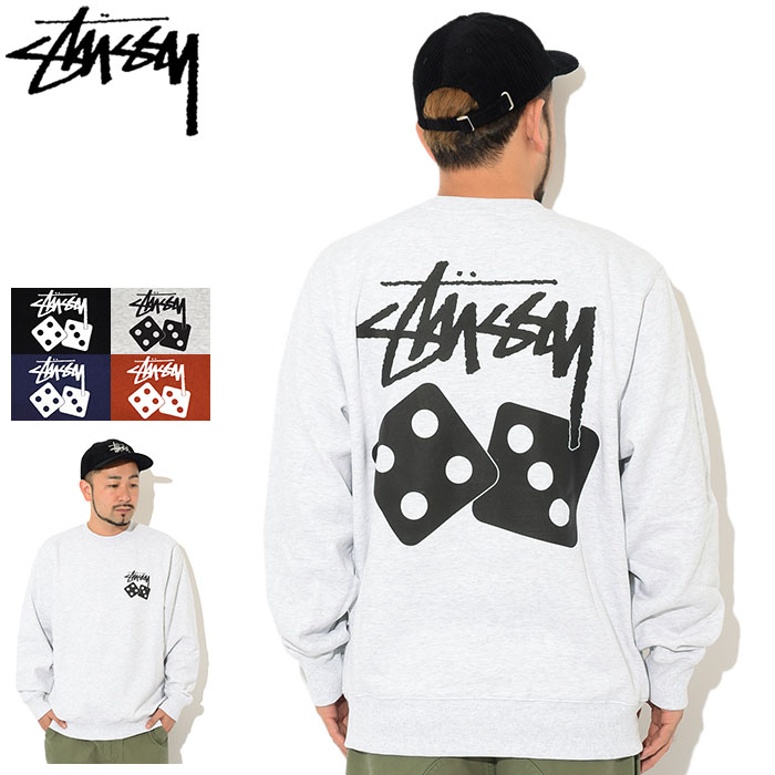 ステューシー STUSSY トレーナー メンズ Dice ( stussy sweat スウェット スエット トレナー トレイナー トップス メンズ・男性用 1914721 USAモデル 正規 品 ストゥーシー スチューシー ) ice field icefield