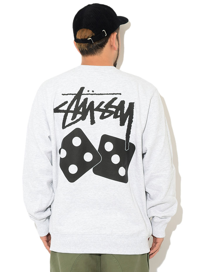 ステューシー STUSSY トレーナー メンズ Dice ( stussy sweat スウェット スエット トレナー トレイナー トップス メンズ・男性用 1914721 USAモデル 正規 品 ストゥーシー スチューシー ) ice field icefield