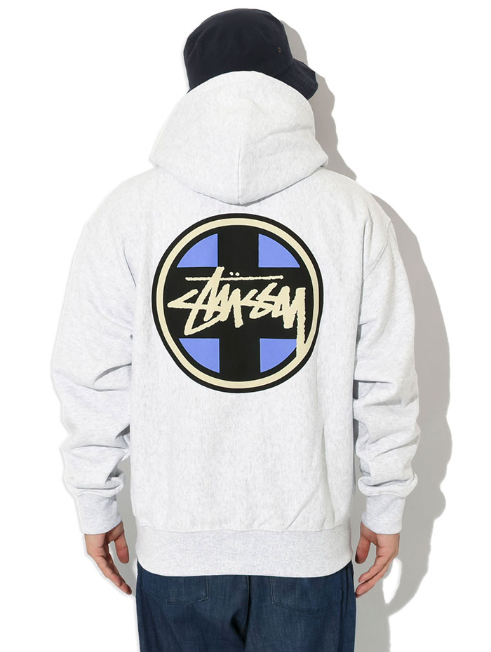 ステューシー STUSSY パーカー プルオーバー メンズ Cross Dot ( stussy hooded sw...
